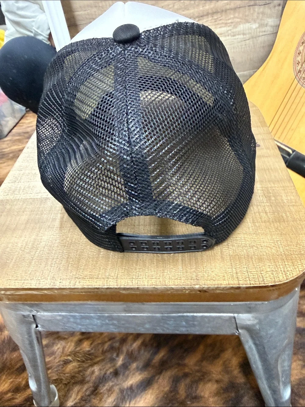 Trucker hat. Touchdown Glitter Star Baseball Cap - Gold & Black